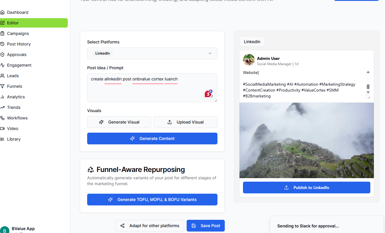 AI trend discovery for social media marketing