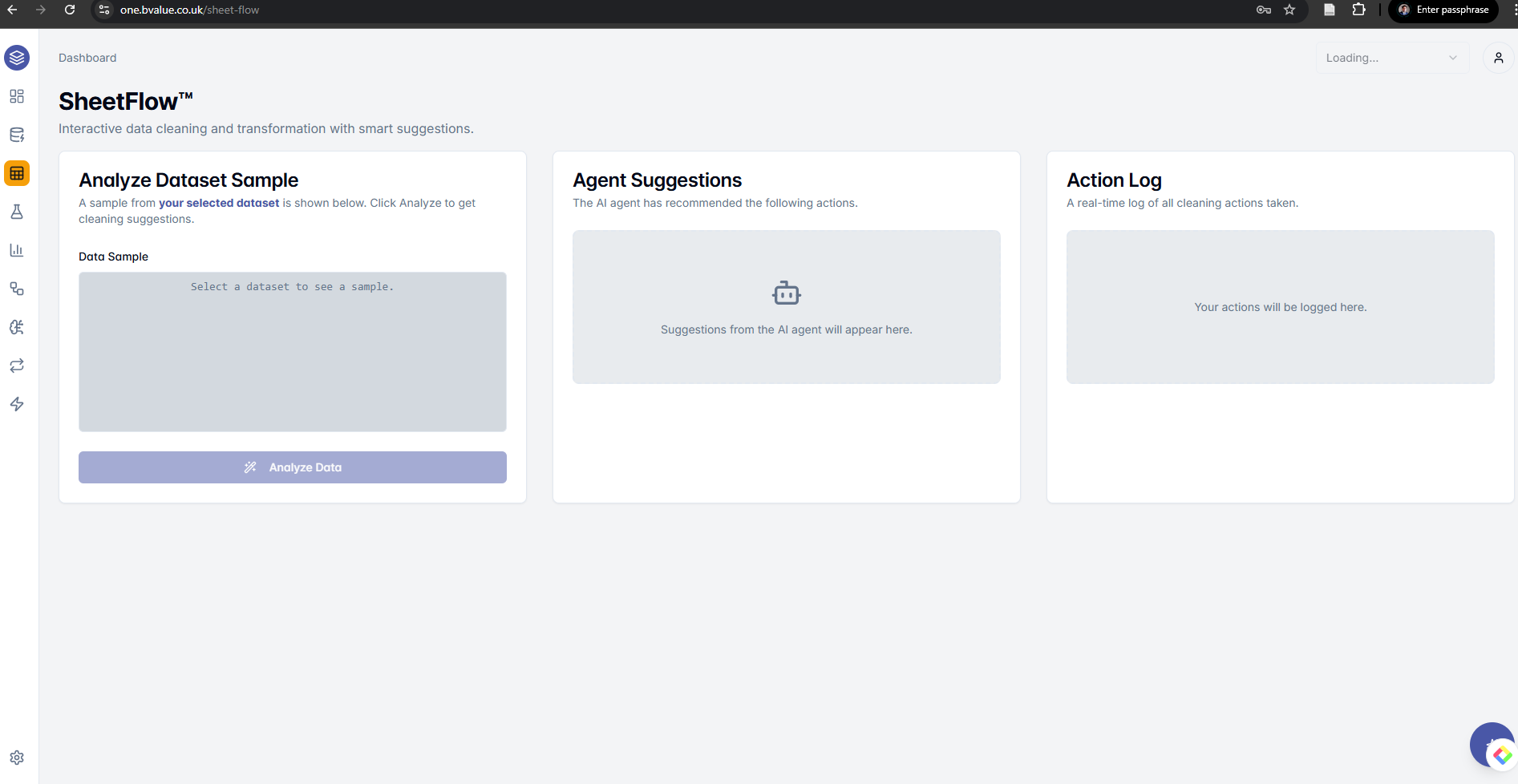 AI-assisted data cleaning and transformation